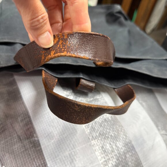 peg and awl gunsling large blockcore goth romantic black tote canvas - Picture 8 of 8